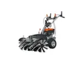 FUXTEC Handkehrmaschine FX-KM1196, 100 cm Arbeitsbreite, 100 cm Arbeitsbreite, Easy-Start, Elektro-Start, 4.9 PS, inkl. Besen