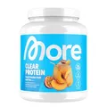 MORE Clear Protein, Peach Passionfruit Ice Tea, 600 g, Protein Drink mit Whey Isolat - made in Germany