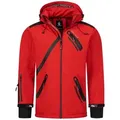 Rock Creek Softshelljacke Herren Softshelljacke Wanderjacke H-127 rot 5XL