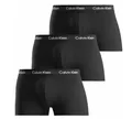 Calvin Klein Unterwäsche Boxershorts Low Rise Trunk (Baumwolle) schwarz/schwarz Herren - 3 Stück, Größe: L