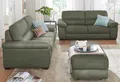 CALIA ITALIA Polstergarnitur Gaia, hochwertige Garnitur aus 2-Sitzer & 3-Sitzer im edlen Design, (Set, 2-tlg), aus pflegeleichtem Luxus-Microfaser Ginevra Hydro Care