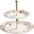 Ritzenhoff & Breker 2-stöckige Etagere Holly 24cm Porzellan Bunt