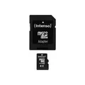 Intenso - Flash-Speicherkarte (microSDHC/SD-Adapter inbegriffen) - 4GB - Class 10 - microSDHC (3413450)