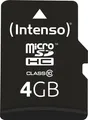 Intenso Class 10 - Flash-Speicherkarte (microSDHC/SD-Adapter