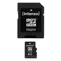 Intenso 4GB MicroSDHC Speicherkarte inkl. SD Adapter [Class 10]