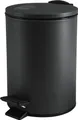 Spirella Treteimer Cannes - schwarz - 3 Liter - Metall - 17x25 cm - soft-close