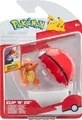 Pokémon PKW3635 - Clip'n'Go Poké Ball - Glumanda & Pokéball, offizieller Pokéball mit 5 cm Figur