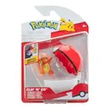 Pokémon PKW3635 - Clip'n'Go Poké Ball - Glumanda & Pokéball, offizieller Pokéball mit 5 cm Figur