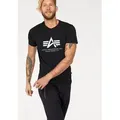 Alpha Industries T-Shirt Basic T-Shirt Baumwolle, regular fit schwarz M (48/50)