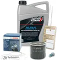 BOSCH Inspektionspaket + 5L Car1 5W-30 LL Motoröl VW Audi Seat Skoda Polo Golf