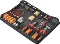 TOOLCRAFT TO-7762929 Elektriker, Heimwerker Werkzeugset in Tasche 50teilig with Digital multimeter VOLTCRAFT VC-22