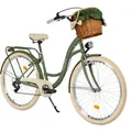 Milordbikes City-Fahrrad, Grün, Metall, 46 cm, Freizeit, Sport & Fitness, Fahrräder, Citybike