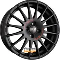 4x OZ SUPERTURISMO GT Matt Black + Red Lettering 7x16 ET42 4x100