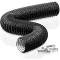 100mm x 5m PVC Alu Flex-Schlauch – Schallgedämmt für effektive Luftzirkulation