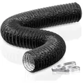 Abluftschlauch, 5m, 110mm, PVC, flexibel, Schallschutz, Trockner, Klimaanlage