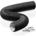 Abluftschlauch 100mm 5m PVC Schlauch Lüftungsschlauch Trockner Klimaanlage Ab...