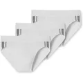 SCHIESSER Herren Slip 3er Pack - Rio Slip 95/5, Cotton Stretch, Seitenstreifen