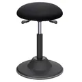 SONGMICS Drehhocker, 360°, mit Anti-Rutsch-Bodenring OSC01BK