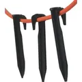 Haken Nägel bis 5,5 mm Kabel kompatibel für Florabest FMR 600 ® A1 ® Mähroboter Befestigungs Heringe Erdanker - verstärkter HQ ABS, Stück: 100