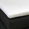 Formesse Bella Donna Topper Spannbetttuch La Piccola 160x200 cm | weiss - weiß
