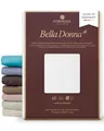 Formesse – Bella Donna Jersey La Piccola. Edles Spannbettlaken für Topper bis 12cm Höhe - 160x190-200cm - 97% Baumwollzwirn, 3% Elastan, Aloe Vera&Arganöl/Betttuch aus Deutschland in Weiss