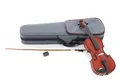 PURE GEWA Violingarnitur EW Ebenholzgarnitur - Violine 4/4, Set spielfertig inkl. Koffer, Bogen, Kolofon, Kinnhalter, Feinstimmsaitenhalter