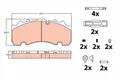 TRW GDB5091 Bremsbelagsatz, Scheibenbremse