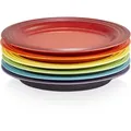 Le Creuset TELLER 17CM 6ER SET REGENBOGEN