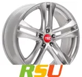 TEC Speedwheels AS4 EVO hyper-silber 8x19" ET48 LK5 114.3 ML 72.5 Alufelgen 1...