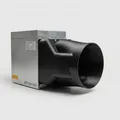 Shortfiat Exhaust-Lüfterabdeckung für Antminer S19 & S21 ASIC Miner mit 2x120mm Lüftern – Ausgang mit PSU-Abdeckung – Abluft per Schlauch leiten (8 Zoll – 200mm)