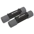 Schildkröt Soft Hantel Set, 2 x 1,0kg, Schwarz-Anthrazit, in Tragetasche, 960009