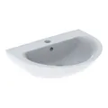 Geberit Waschtisch Renova 70x52cm, we., mit Hahnloch, mit Überlauf