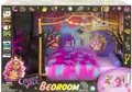 MONSTER HIGH BEDROOM CLAWDEEN WOLF with accessories HHK64 Mattel