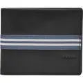 FOSSIL Geldbörse Jared Coin Pocket Bifold Black schwarz - Schwarz