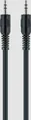 Schwaiger TFS 3075 Audiokabel, Stereo, Schwarz, 75cm