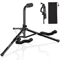 CAHAYA Gitarrenständer Universal Tripod Folding Metal für akustische E-Gitarren Ukulele Violine