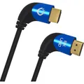 48 Gbit/s Männlich Abgewinkelt HDMI auf HDMI Typ A (Standard) 2 m Shape Magic 90 (Schwarz, Blau)