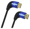 OEHLBACH Shape Magic UHD 90 Ultra-High-Speed HDMI® Kabel mit 90 D1C42542 HDMI-Kabel, 8K UHD, 90° nach links gewinkelt, dreifach geschirmt