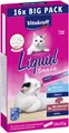 Vitakraft Liquid Snack Katzensnack Leberwurst & Lachs 16x15g