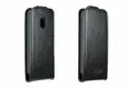 caseroxx Flip Cover für Nokia 235 4G (2024) / 215 4G (2024) / 220 4G (2024) in schwarz – Handy-Tasche mit Kreditkartenfächern & Magnetverschluss aus Kunstleder, schlank & funktional