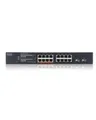 ZyXEL XMG1915 Series XMG1915-18EP Switch verwaltet, NebulaFLEX Cloud L3 Lite Smart 8 x 100/1000/2.5G PoE++ + 8 x 100/1000/2.5G + 2 x Gigabit SFP / 10 Gigabit SFP+ an Rack montierbar (XMG1915-18EP-EU0101F)