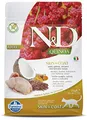 Farmina N&D Quinoa Adult Pellets Katzenfutter(Trockenfutter, mit hochwertigen Vitaminen und natürliche Antioxidantien, ohne Mais, Zutaten: Wachtel und Kokosnuss, Portionsgröße: 300 g)