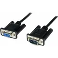 StarTech 1m Black Db9 Null Modem Cable (1 m) (SCNM9FM1MBK)