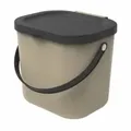 Rotho ALBULA Recycling Müllsystem, 6 Liter 1030307422 , Farbe: cappuccino