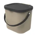 ROTHO RECYCLING MÜLLSYSTEM KOMPOSTEIMER 6 L ALBULA CAPPUCCINO NEU