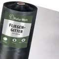 HaGa Fliegengitter 150cm Breite – Insektenschutz Fenster – Reißfest, UV-beständig, Zuschneidbar 100% PES – Moskitonetz & Mückenschutz – Fliegennetz (Meterware)