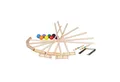 relaxdays Spielzeug-Gartenset Krocket Spiel für Kinder & Erwachsene