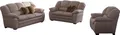 Polstergarnitur COTTA "Casino, Sofa Set, 3-2-1 Sitzer, Wohnzimmer Garnitur", grau (mouse), H:88cm T:92cm
