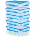 emsa Vorratsdose Clip&Close 5tlg. Kunststoff Blau