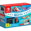 Nintendo Switch inkl. Switch Sports-Set Spielekonsole neon rot/neon blau Bundle